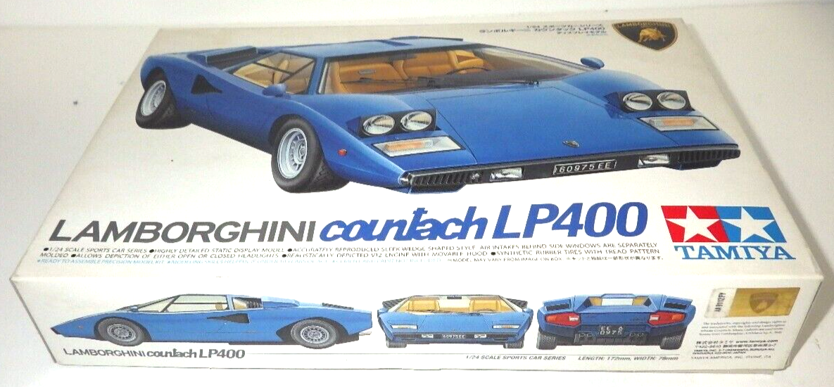 Maquette Tamiya 1/24 Lamborghini Countach LP400 - ZF1256 - Neuf