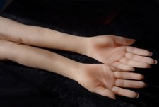 Handmade Realistic Silicone Female Arm Hand Model Mannequin Fetishism Display