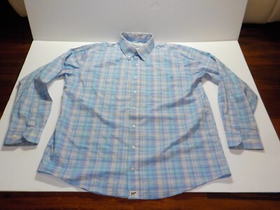 Southern Point Co Shirt Mens L Plaid Long Sleeve Performance Button Down  (0922) | eBay