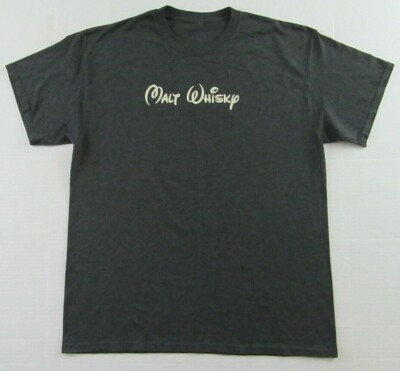 MALT WHISKY Scotch Whisky Scotland Glen Deveron Etc..Souvenir T Shirt Size L