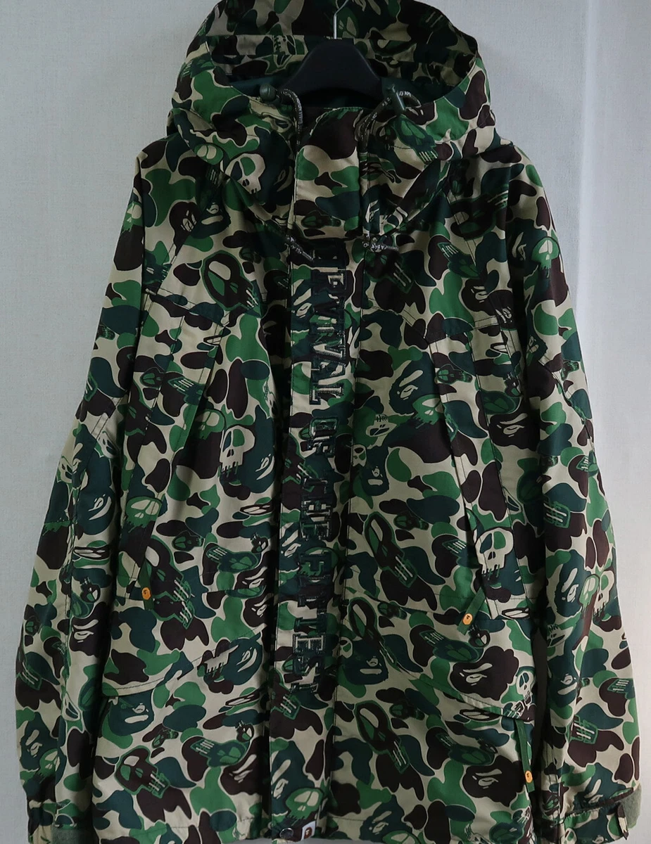 bape x Stussy Collabo Size L Original A BATHING APE Snowboard Jacket RARE