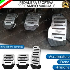 COPRIPEDALI COPRI PEDALI PEDALIERA SPORTIVA CAMBIO MANUALE FIAT PUNTO EVO PUNTO