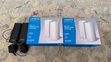 Linksys Velop WHW03 Tri-Band Mesh Wi-Fi Nodes, Lot of 6 - AC2200
