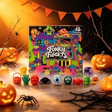 2026 Funky Frights Squish-O-Ween Countdown 13pc Halloween Advent NEW