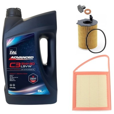 PREMIUM OIL AIR FILTER SERVICE KIT 5L OIL  FOR CITROEN DISPATCH 1.6 HDI 2018+