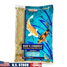 Floating Koi Fish Food 10 LB Premium Pond Feed All Seasons Nutritional Pellets