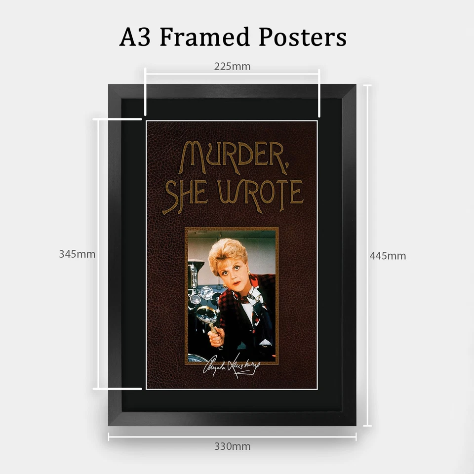 Murder, She Wrote (1984) Angela Lansbury Printed Gifts Signed Poster for TV Fans - Image 2 of 4