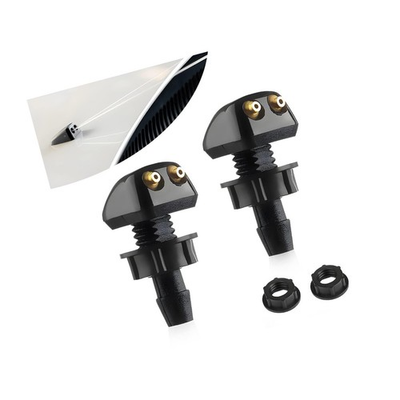 #ad Front Windshield Washer Nozzle Kit 2 Pieces Adjustable Spray Jet Durable A... $16.06