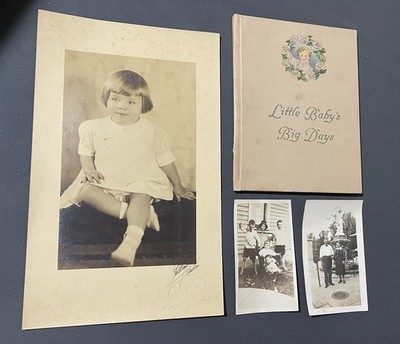 Little Baby s Big Days 1916 Book Cabinet Card Photo And Family Photos  Antique
