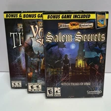 Lot Of 3 Game Mill Entertainment Pc Games Hidden Object