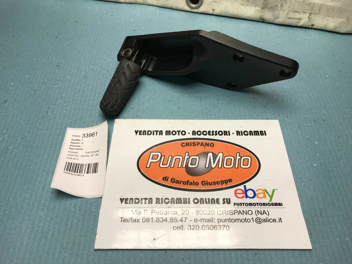 Paire De Pédalins Passager AR Pour Gilera Coguar 125 4T (1999-2002) - Noir