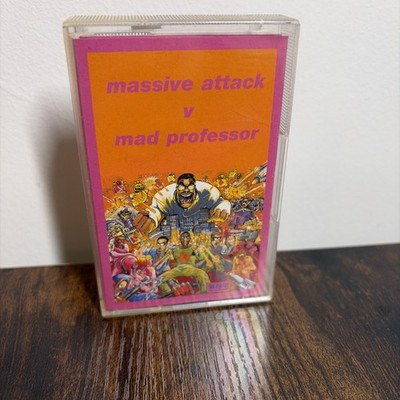 RARE MUSIC CASSETTE LP MASSIVE ATTACK V MAD PROFESSOR NO PROTECTION 1995