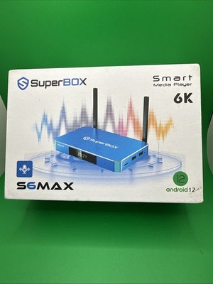 SuperBox S6 Max Smart Media Player Android 12