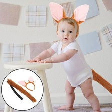 Fox Ears Headband Halloween Adult Cosplay Women Animal Headdress