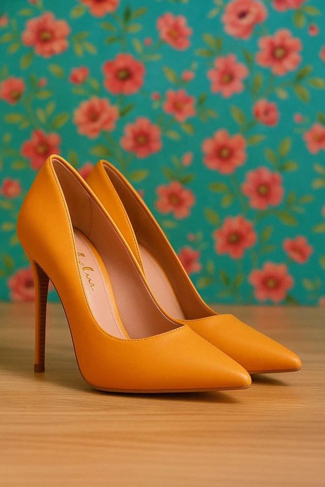 Sapato Feminino Salto Alto Stiletto Sexy Biqueira Pontiaguda Festa Clube Vestido de Noiva Bombas - Imagem 2 de 4