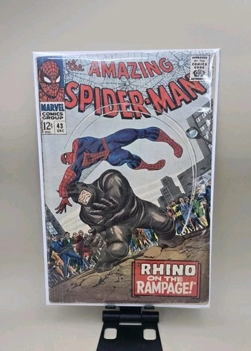 Amazing Spider-Man #43 1st Full App. Mary Jane! Romita Cover Rhino 1966 Marvel
