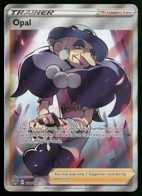 Opal (Full Art) 184/185 SWSH04: Vivid Voltage Pokemon TCG