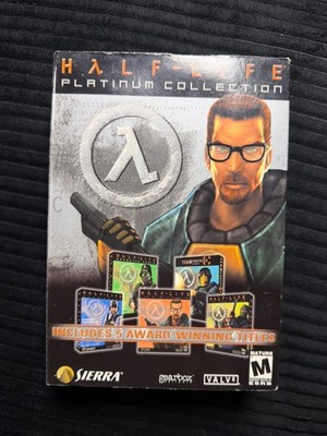 Half Life Platinum Collection  PC Big Box w/ All Discs & All Inserts Rare Tested