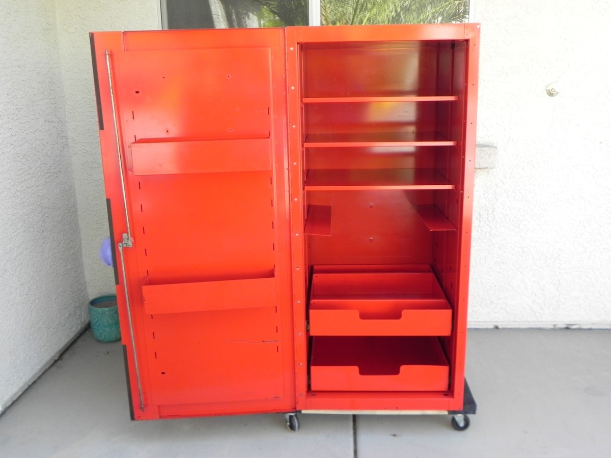 Snap On Master Series KRL712 2 Drawer 3 Shelf Side Locker 53.5