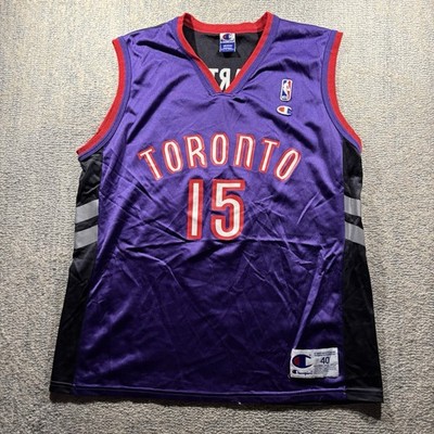 Vintage 90s Champion Vince Carter Jersey Toronto Raptors #15 Sz M