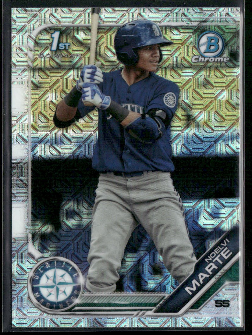 Noelvi Marte 2019 Bowman #BCP-97 Chrome Prospects Mojo Refractors Mariners
