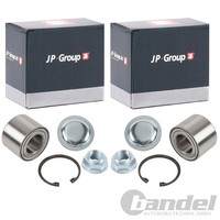 2X JP Group Radlager Satz Hinten Passend FüR Nissan Primastar Opel Vivaro Renaul