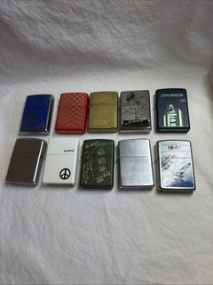 Collection X10 Various Designs Gents Men’s Zippo Lighter Collection Moon 1969