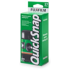 Fujifilm QuickSnap Flash 400 35mm Single-Use Disposable Camera with Flash, 27 Ex