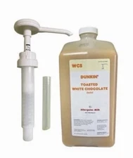 Dunkin Toasted White Chocolate Swirl 64 Oz Jug, EXP 2026