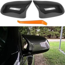 M Style Car Side Mirror Covers Caps Replacement For Carbon Fiber