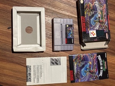 Teenage Mutant Ninja Turtles IV: Turtles in Time Super Nintendo SNES CIB TMNT 4!