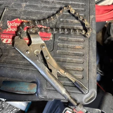 Duralast Model 77-519 19" Adjustable Locking Chain Link Pipe Vise Pliers in EUC