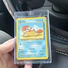 rare krabby pokemon card Shop Rare & Individual Pokémon Cards | Your Ultimate Pokémon TCG Store main image 1