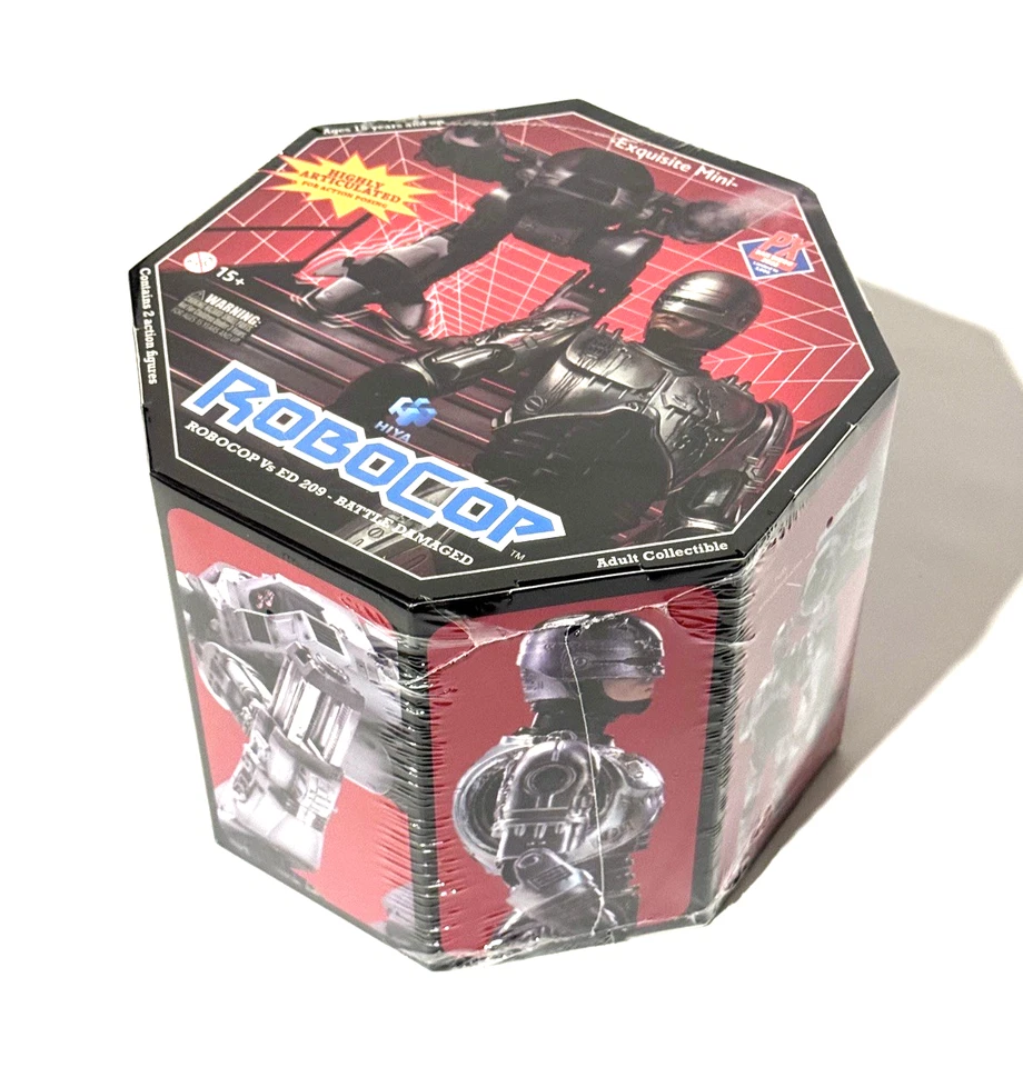 Robocop vs ED 209 Battle Damaged Paquete de 2 SDCC 2022 Exclusivo de la Convención Hiya NUEVO Foto 2 de 4