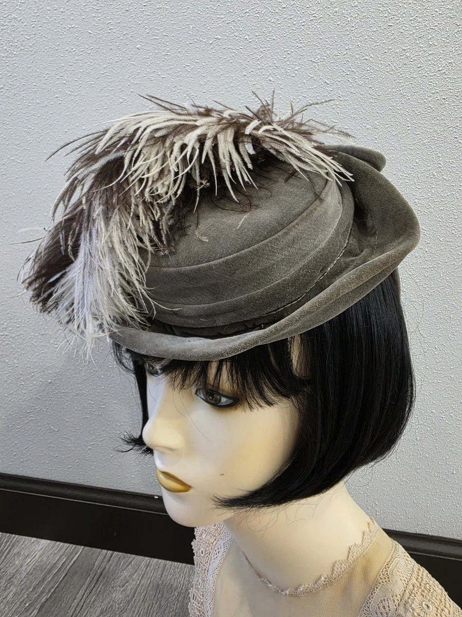 Gray 1940s Vintage Hats for Women for sale | eBay display picture 2