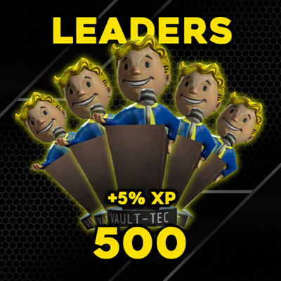 FALLOUT 76 - 500x Leader bobbleheads! (+5% XP for 1hr)  PS4/PS5 Only