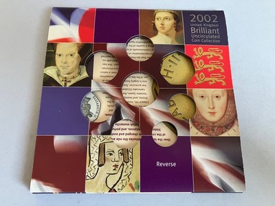 2002 Royal Mint Jährliches Münzset Außenschachtel Und Nur KEINE MÜNZEN