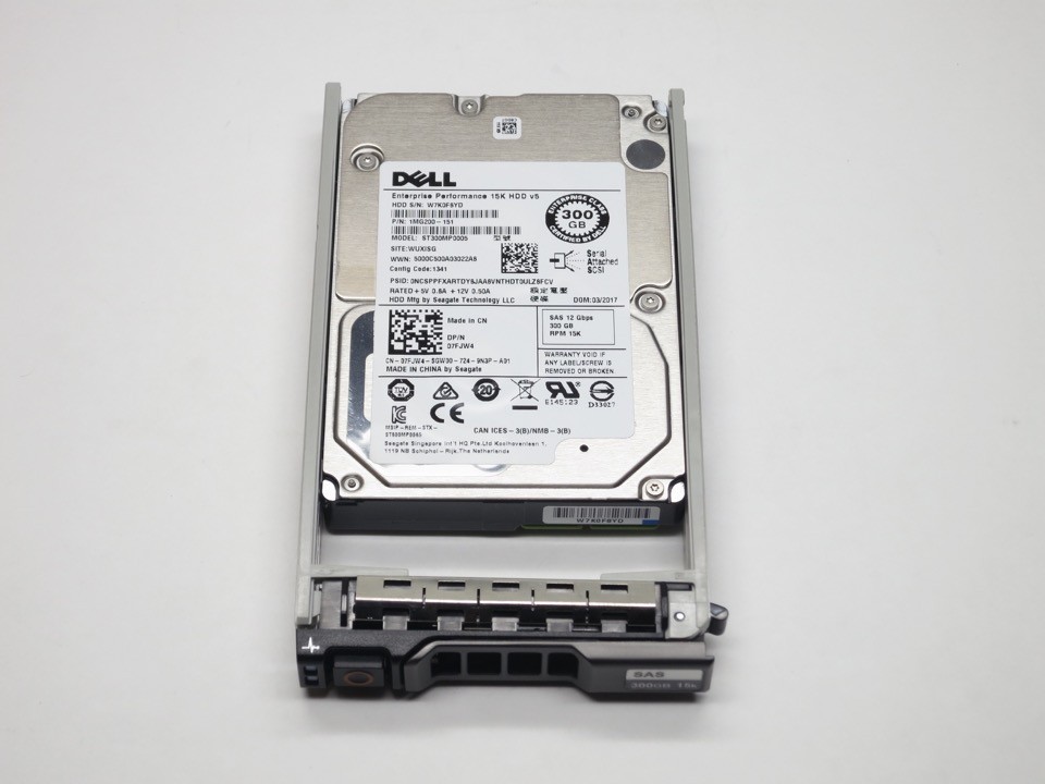 NCT9F DELL 300GB 15K SAS 2.5" 12Gb/s HDD 13G KIT
