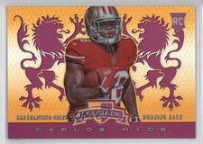 2014 Panini Rookies & Stars Rookie Crusade Purple 29/49 Carlos Hyde #10 0c3