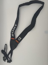 Sony Alpha Adjustable Neck/Shoulder Camera Strap Black/Orange/White For Sony