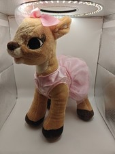 Rudolph Clarice Reindeer Dan Dee Plush Stuffed Animal 15" Misfit Toy with dress