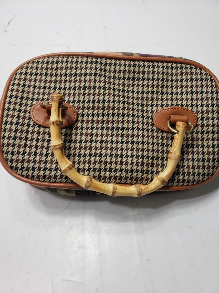 Conjunto de viaje Avon Autumn Rose bolsa de lona cartera y bolsa de maquillaje conjunto de 3 usados Foto 3 de 4