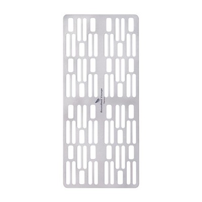 iBasingo Mini Outdoor Titanium Grill Plate Camping Ultralight Baking Cooling ...