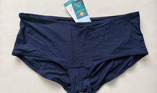 BNWT M&S navy blue boy short bikini bottoms - 14 18