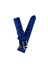 MICHELE COBALT BLUE 18mm Alligator Watch Strap - $200  DECO, SEREIN , SIDNEY