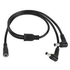 PNGKNYOCN Right Angle DC Power Splitter Cable 1 Female to 2 Male 5.5mm x...
