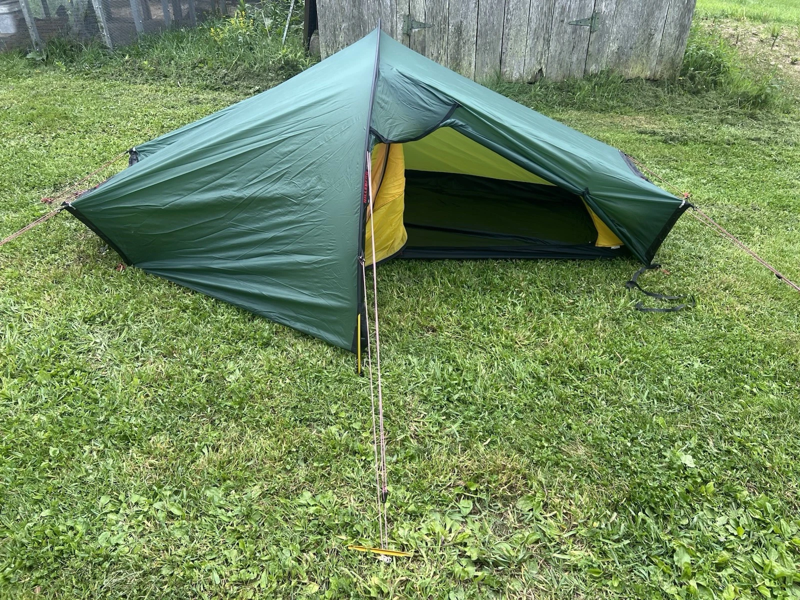 Hilleberg Akto 4 Season Solo Tent Green Yellow 1 Person