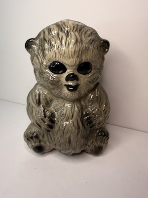 Star Wars Ewok Handmade Ceramic  Hand Painted Figurine 6  Tall