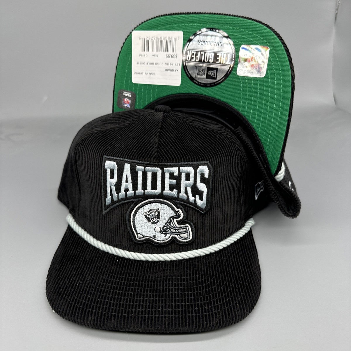 New Era The Golfer Las Vegas Raiders Snapback NFL Corduroy Retro