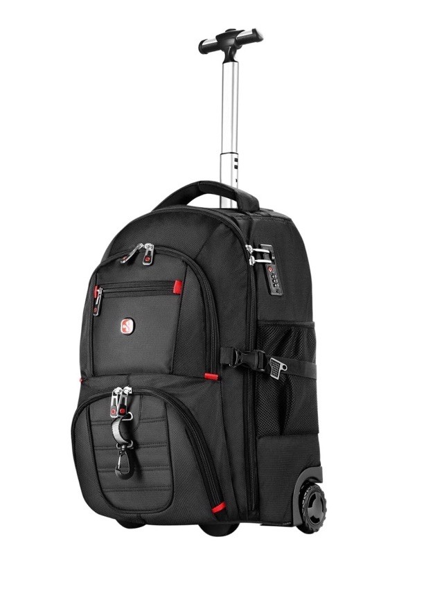 With Wheels - Water-resistant, 17.3" Laptop Compartm...